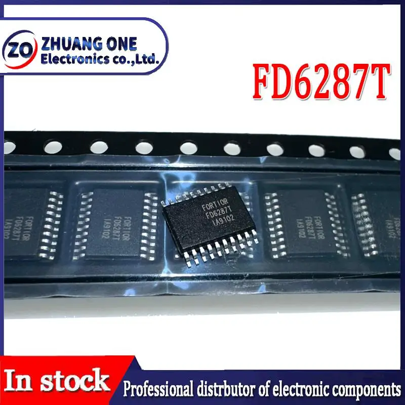 

10 шт./партия, FD6287T FD6287 TSSOP20 IC чип, новая оригинальная фотография