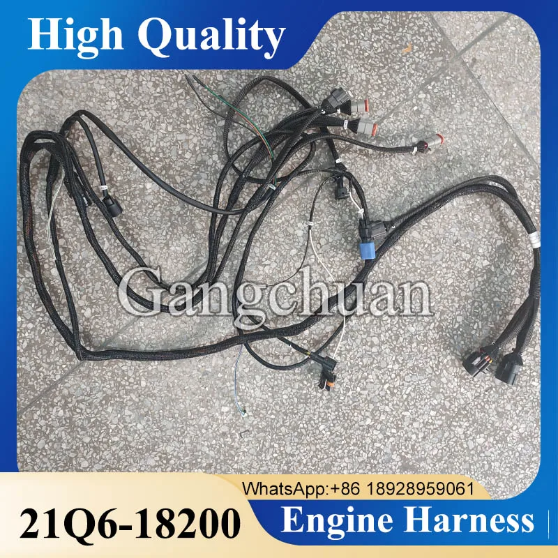 R220-9S Engine Harness 21Q6-18200 21Q618200 for Hyundai
