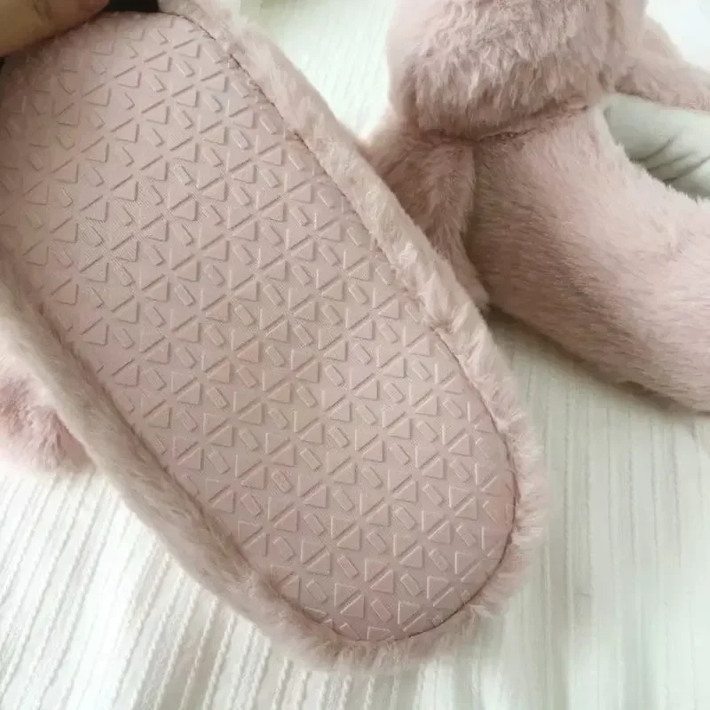 Cute Penguin Winter Fur Warm Home Slippers Filled PP Cotton Penguin Doll Home Slippers Soft Animal Home Slippers 6