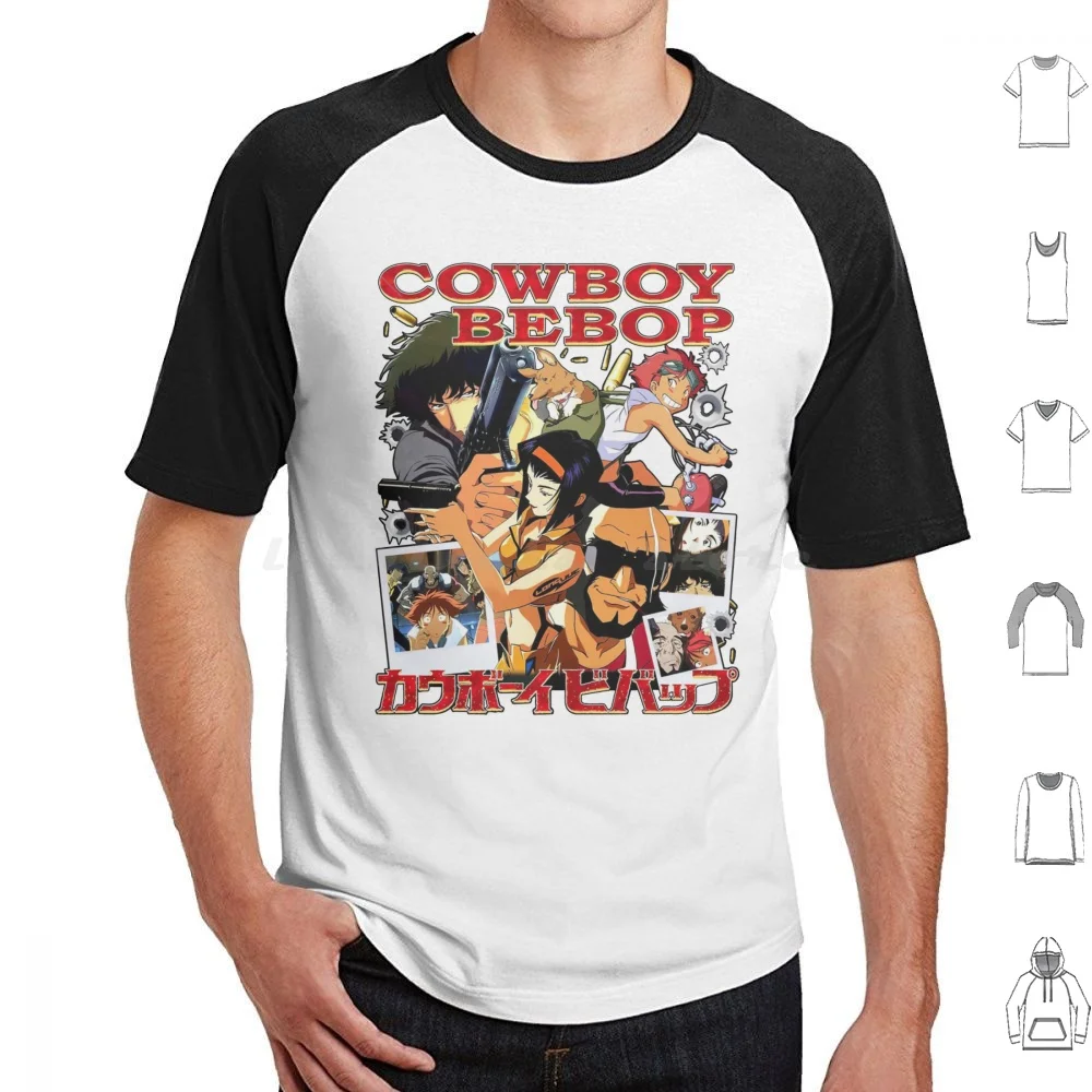 Cowboy Bebop T Shirt Cotone Uomo Donna Stampa Fai Da Te Cowboy Bebop See You Space Cowboy Cowboy Bebop Personaggi Cowboy Bebop Faye