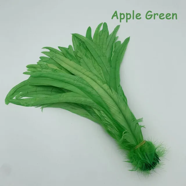 100 Piume Naturali Di Gallo - Lunghezza 25-30 Cm, Colore Nero - Per Decorazione E Fai Da Te