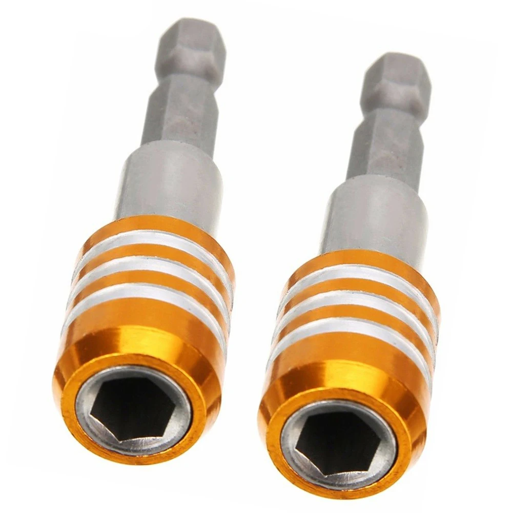 

Power Tools Magnetic Hex Shank 1/4 Inch 2Pcs Hex Shank Drill Bit Magnetic Bit Quick Release Screwdriver Holder