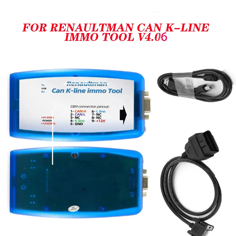 

Renault V4.06 CAN/K-line Immo Tools For OBDII Fully Automatic ECU Programmer Read / Write EEPROM Tool