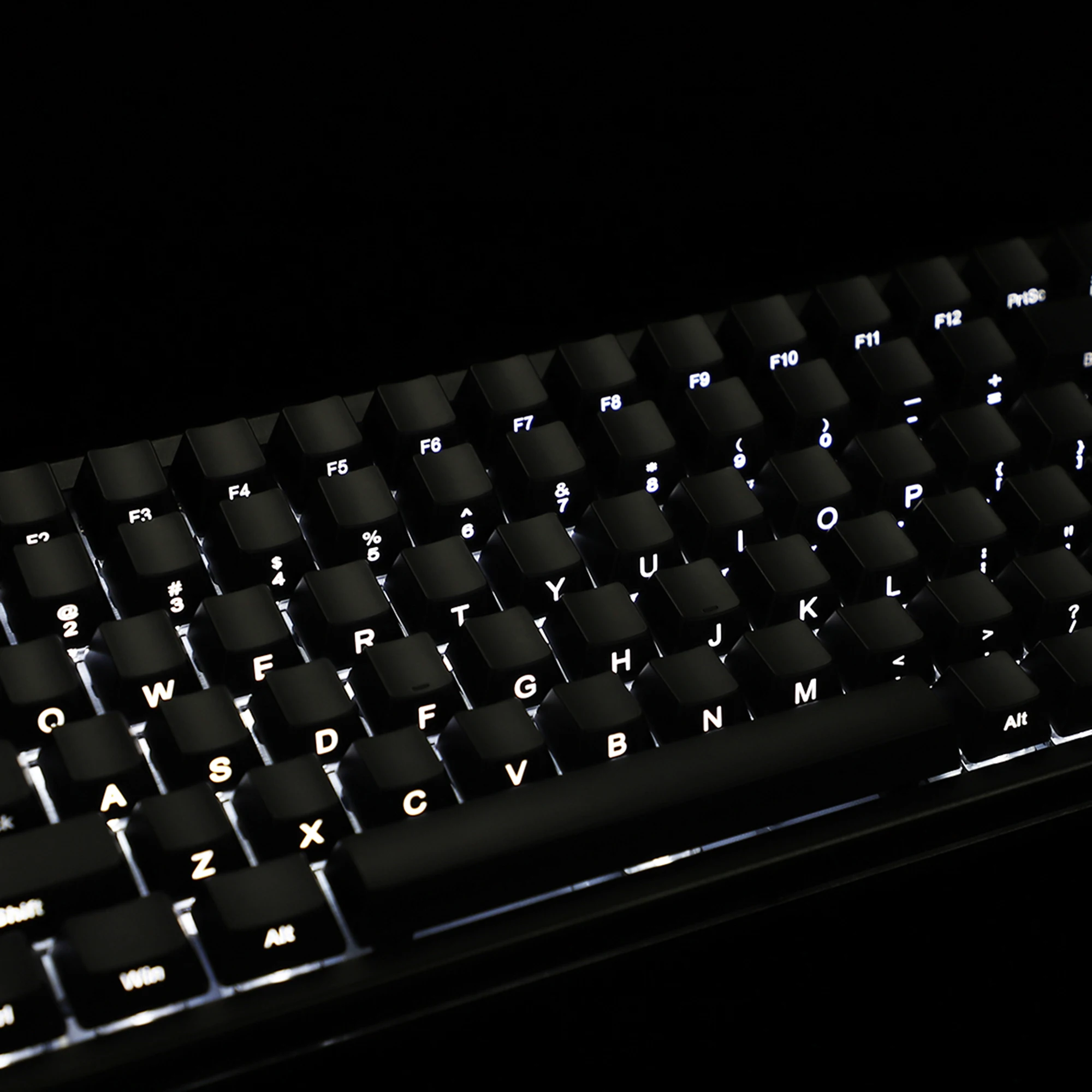 keycap preto conjunto perfil oem para mx teclado mecânico