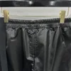 Designer Rick Pants 24ss New Summer Owens Shorts For Men PU Leather Short Pants Drawstring Straight Casual RO Short Pants 4