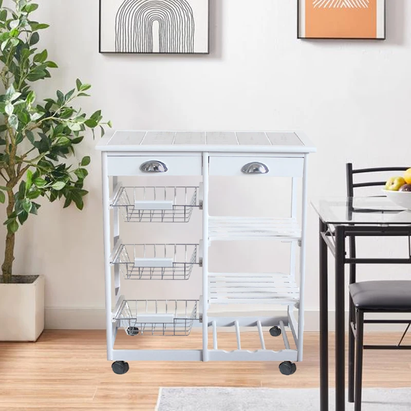 

Kitchen Partitions Carts Trolley Multi Storey Snacks Storage Rack With Wheels Restaurant Storage Outdoor Serving Shelf Organizer