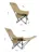 Portable Folding Chair Folding Recliner Curved Headrest Comfort Experience Easy Storage Lunch Foldable Recliner With Leg Rests 6