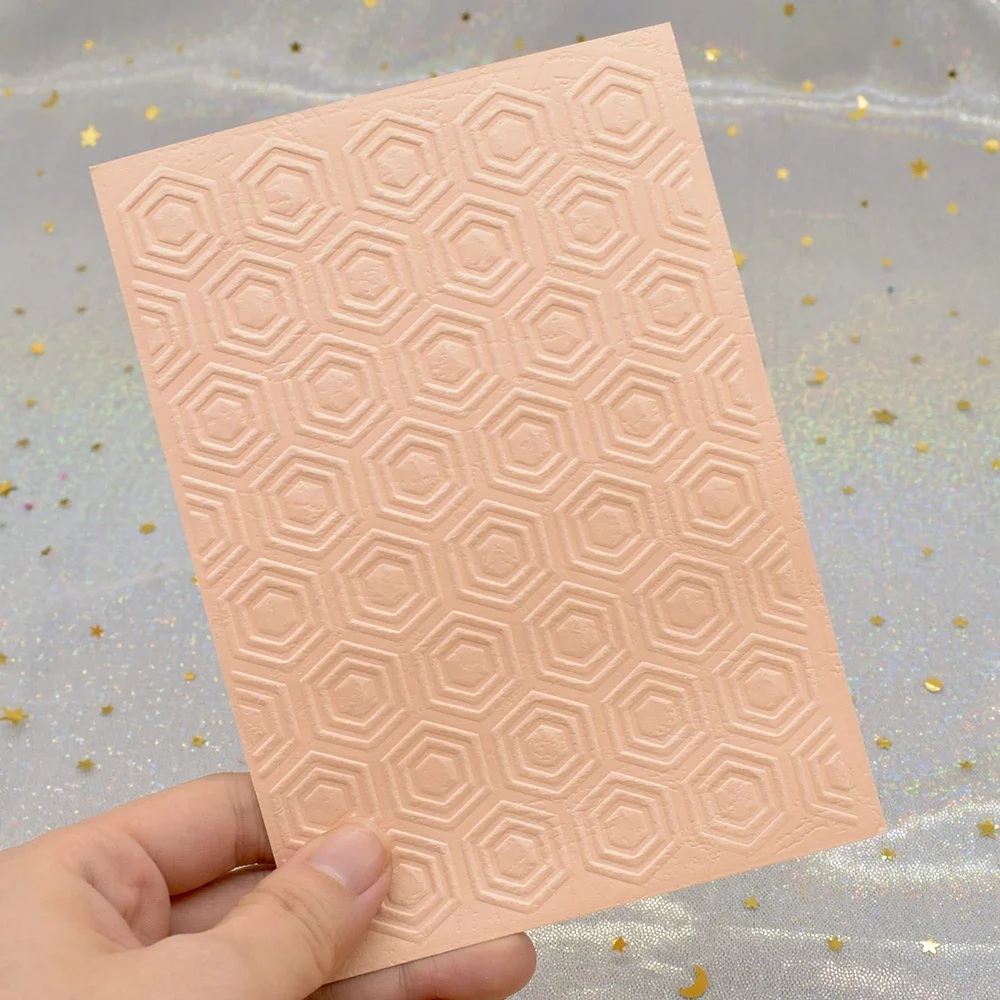 Honeycomb Pattern 3D Embossing Folders DIY Scrapbooking Paper Card Making Craft Plastic Template Stencil plastic embossing folder embossing folder