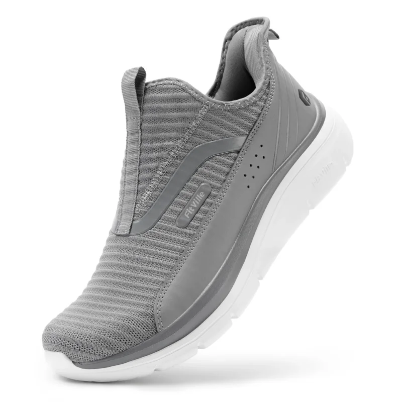 Fitville Wide Men'S Sport Shoes Fitness Walking Shoes Lightweight Breathable For Outdoor Casual Sports Running Shoes Sneaker