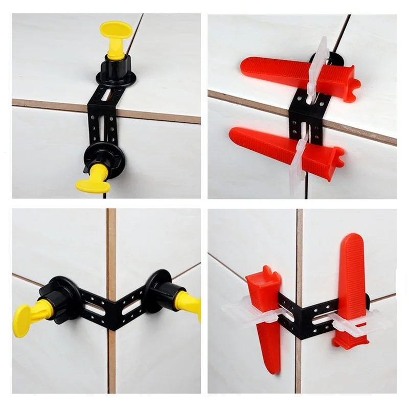 5-25Pcs Tile Leveling System Clips Male Angle For Floor Wall Ceramic Leveler Spacers Locater Adjuster Laying Construction Tools tile spacers tile leveling clips tile leveling tools