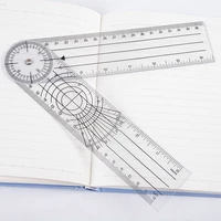 0-140mm 360 Degree Goniometer Angle Medical Spinal Angle Ruler Angle Inclinometer Ruler Protractor Angle Finder Measuring Tool 2