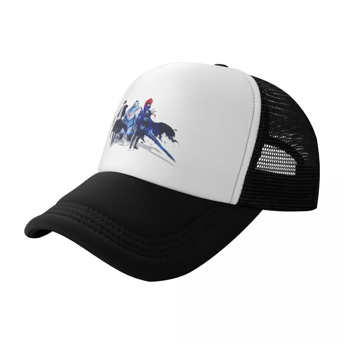 Anime S-Solos L-Levelings Sung Characters JinWoo Mesh Baseball Caps Women Men High-end Male Beach Dad Hat Peaked Cap