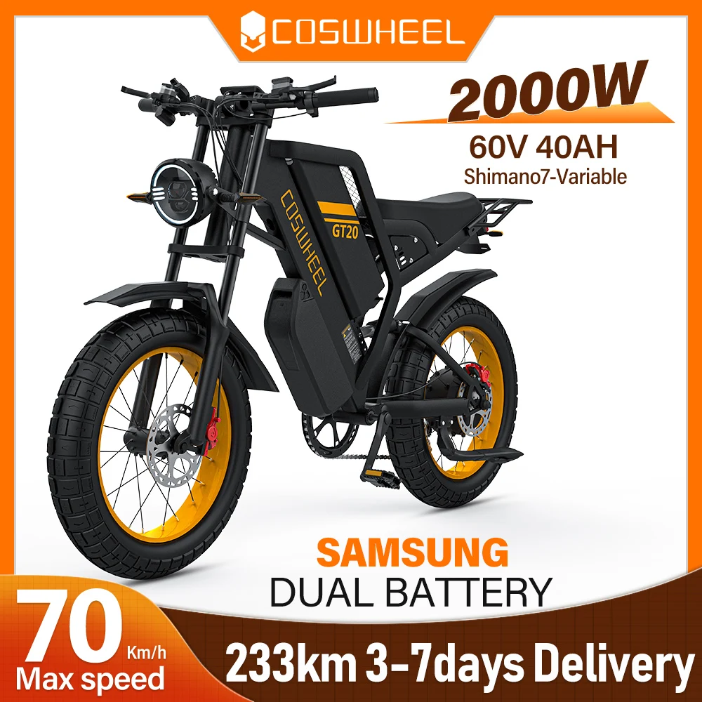 COSWHEEL GT20 Max Electric Speed 70Kmh Motorcycle 1