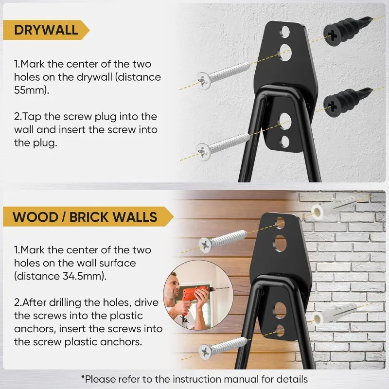 Wall Mounted Hose Bracket Stainless Steel Multi Use Hook For Garage Storage Garden Tools Organization Heavy Duty With Screws_voghion.com