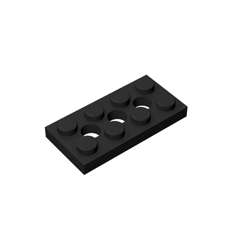 50pcs MOC Assembles Brick Particles 3709 High-tech Plate 2 x 4 with 3 Holes Building Blocks Parts DIY Bricks Bulk Model Parts To