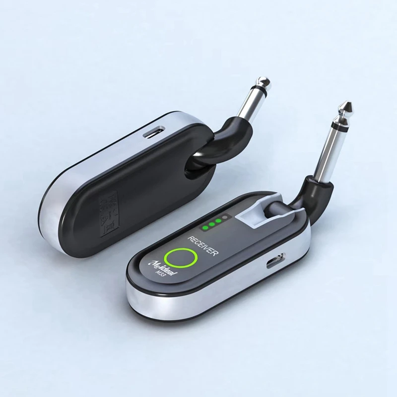 A64T-NEW M33 2.4GHZ Wireless Guitar System Rechargeable Audio Transmitter Receiver 50M Transmission Life Real-Time Transmiss