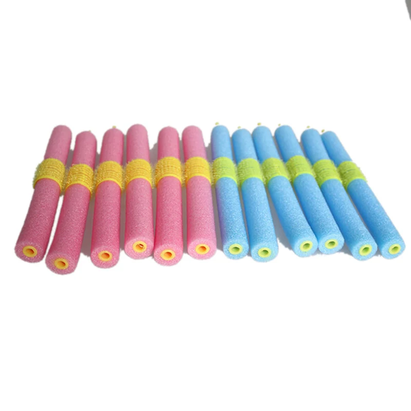 12PCS Soft Hair Curler Roller Curl Hair Bendy Rollers Flexible DIY Magic Hair Curlers Tool Styling Rollers Sponge Hair Curling