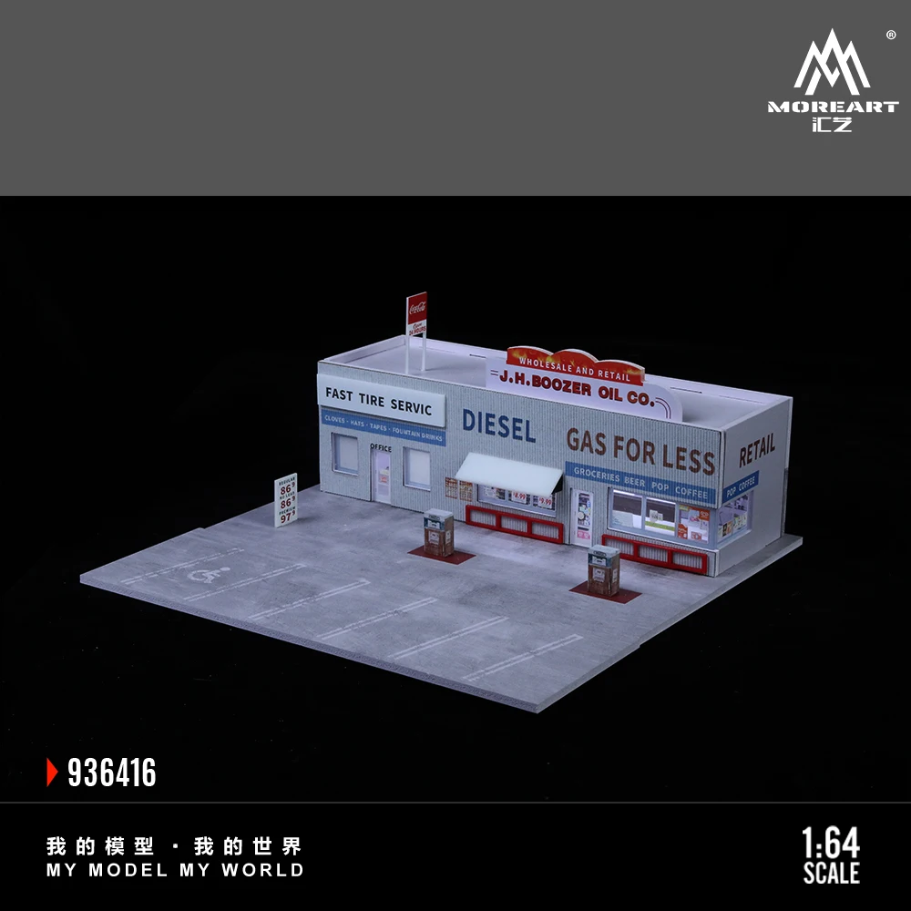 TimeMicro&MoreArt 1: 64 Japanese Auto Repair Shop Assembly Display Scene image 22