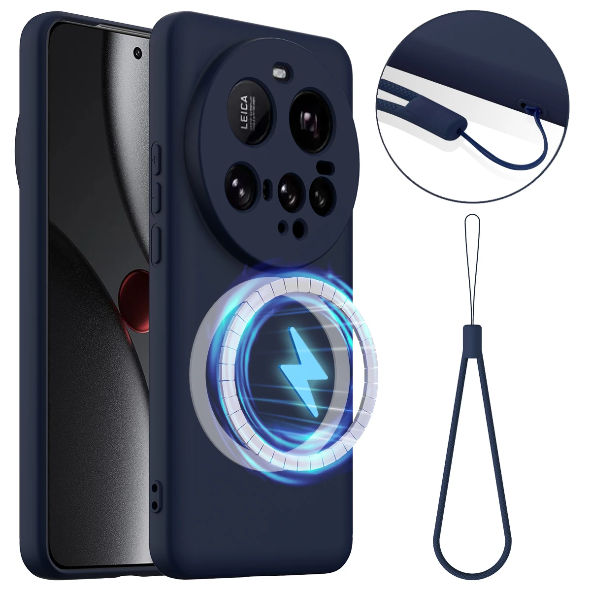 MagSafe Magnetic Liquid Silicone Shockproof Wireless Charging Soft Case