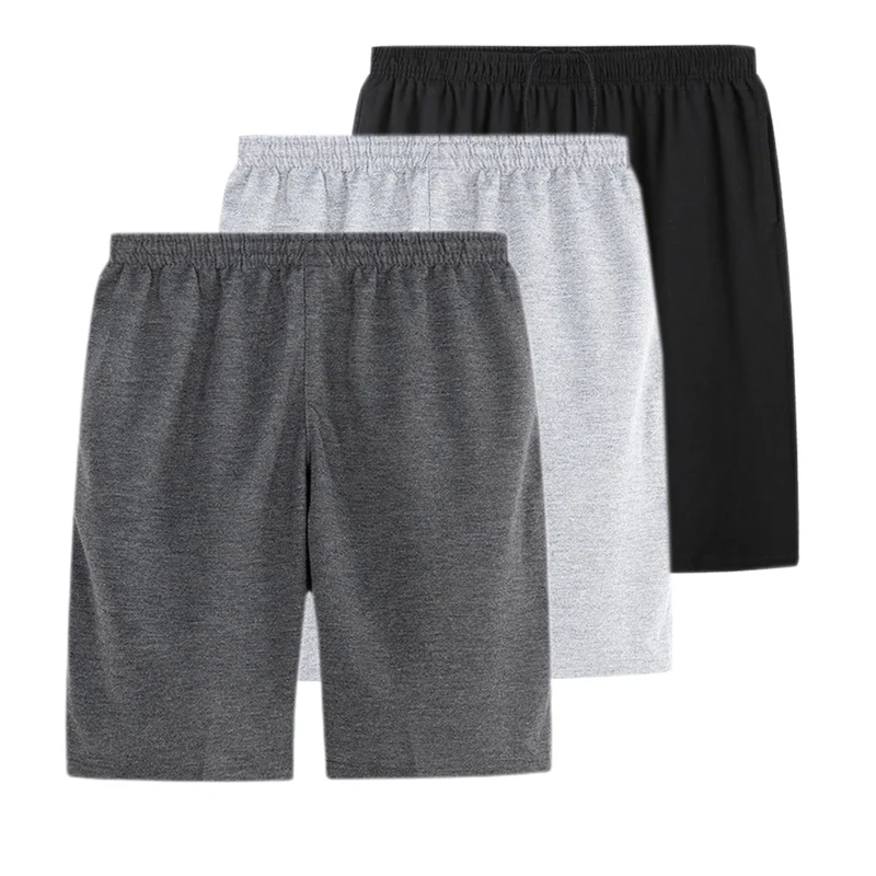 2Pcs Shorts Men Pants 100Cotton Men's Shorts Fashion Joggers Sweatpants