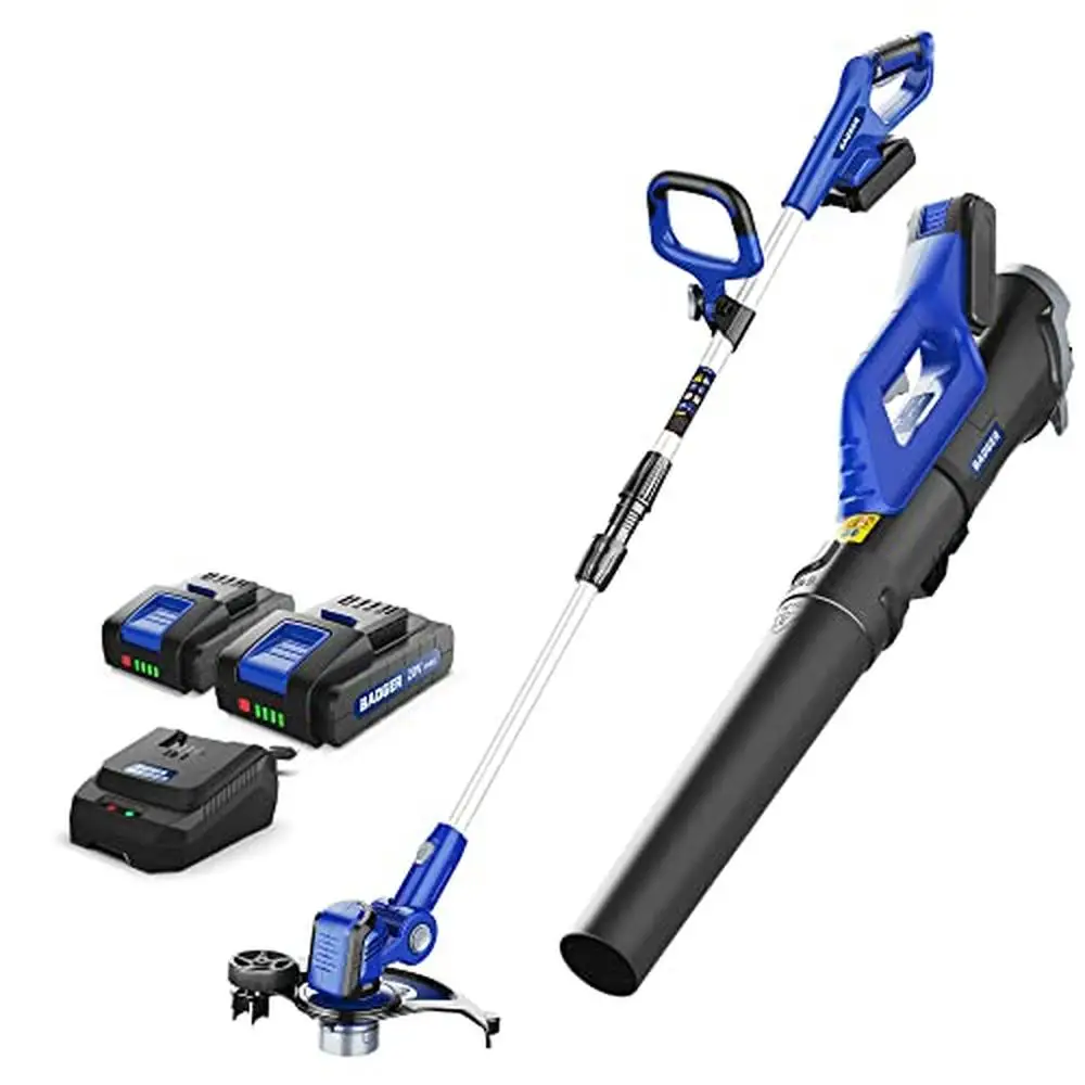 40V Cordless Lawn Care Kit: Mower, Trimmer, Blower, Edger 5