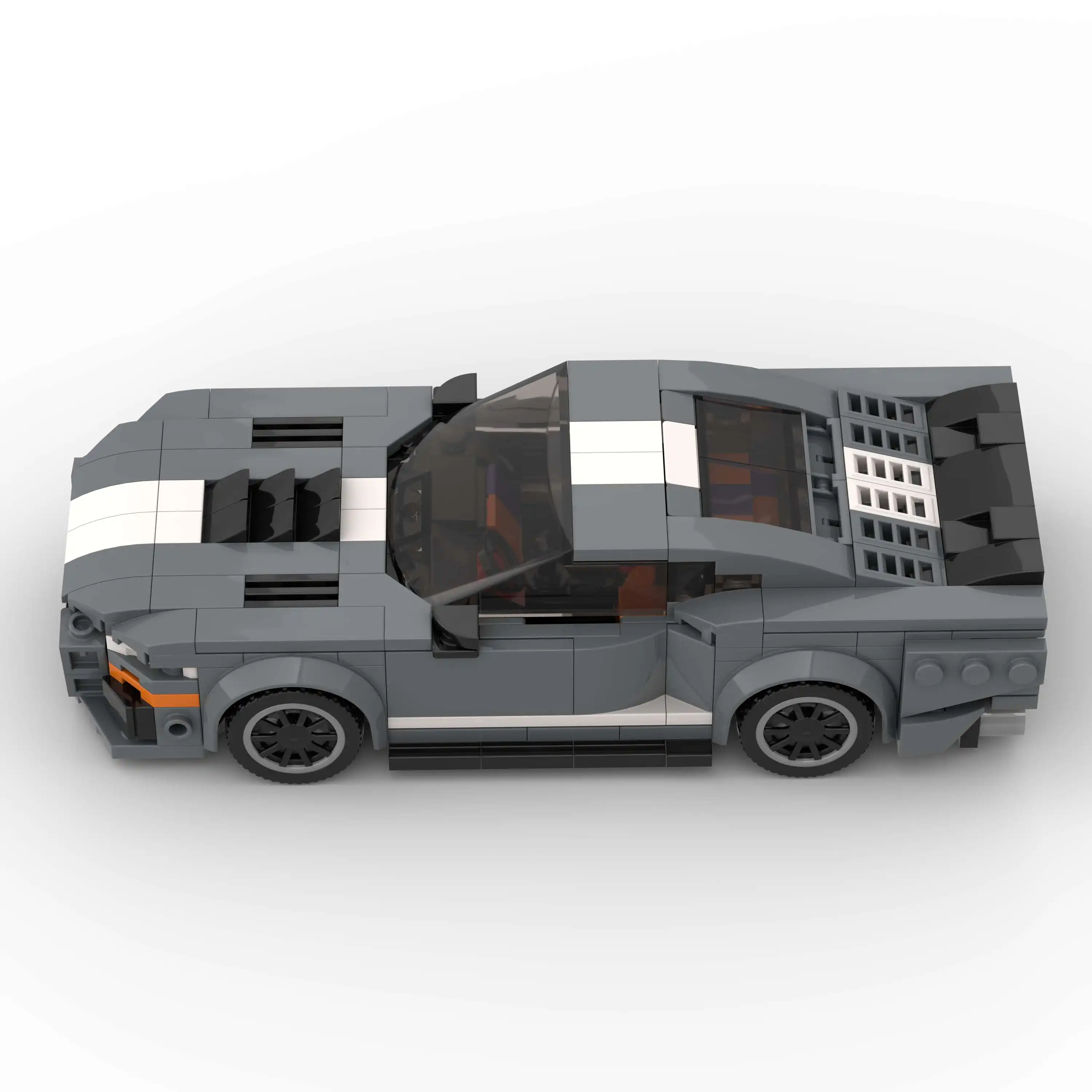 어린이 빌딩 블록, 레이싱 및 럭셔리카 로고 퍼즐 장난감