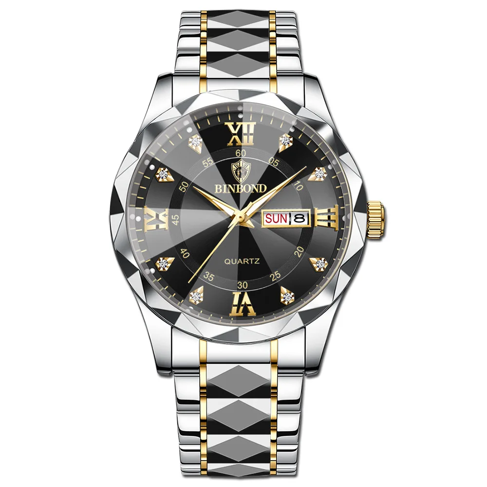 ساعة عمل عصرية للرجال مقاومة للماء ساعة رياضية للر...