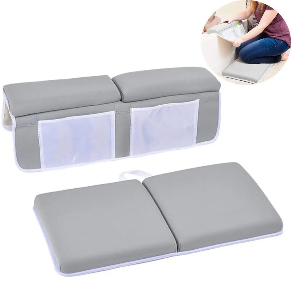 

Baby Bathtub anti-slip Kneeling Mat Bath Kneeler With Elbow Pad Rest Set