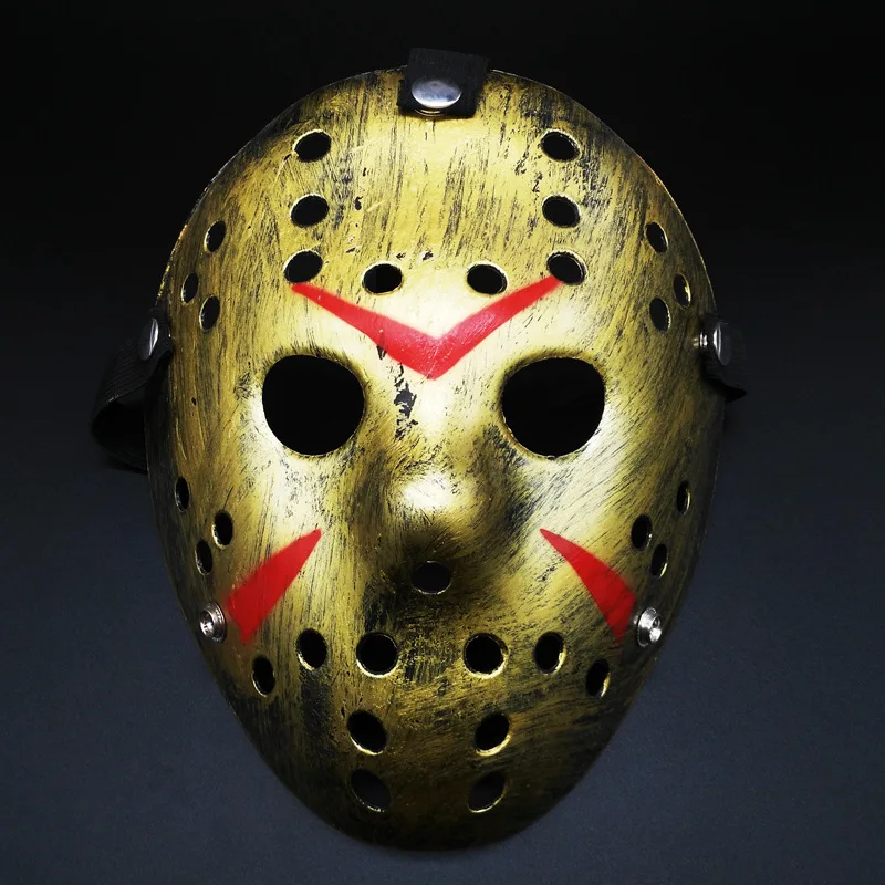 Men Horrible Jason Mask Plastic Masks for Halloween Performances Full Face Mask with Holes Party Cosplay Accessories