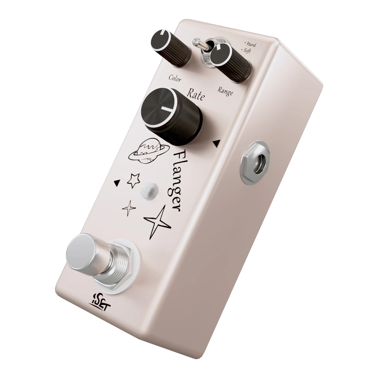 ISET Guitar Dumble And Flangerr Pedal Mini Single Guitar Effect Pedal for Electric Bass True Bypass