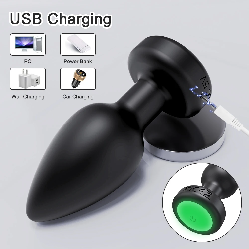 Vibratore di controllo APP anale per adulti Butt Plug Bluetooth Uomini Massaggiatore prostatico Masturbatore femminile Giocattoli sessuali_voghion.com