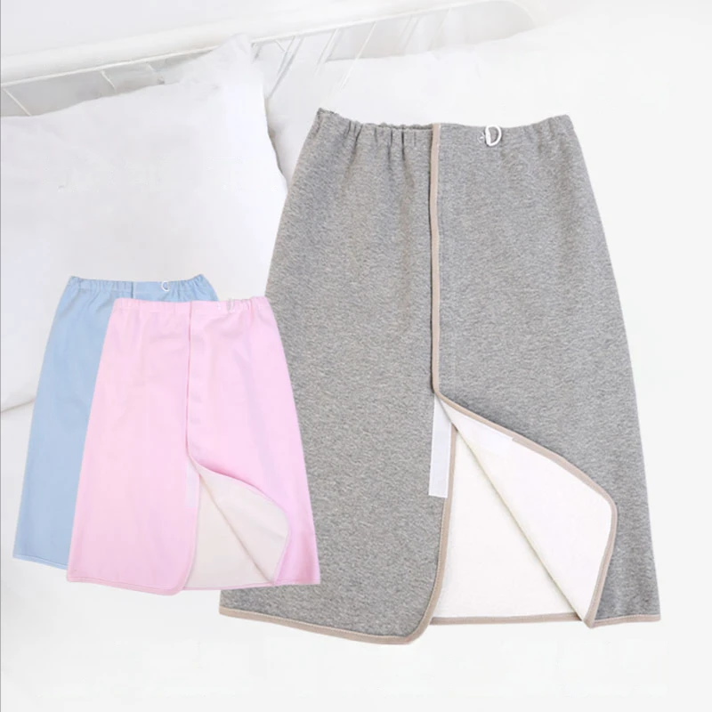 Elderly Adult Diaper Skirt Long-term Bedridden Urine Apron Anti-leakage Apron Side Leakage Urine Pad Anti-wetting Bed reusable diapers