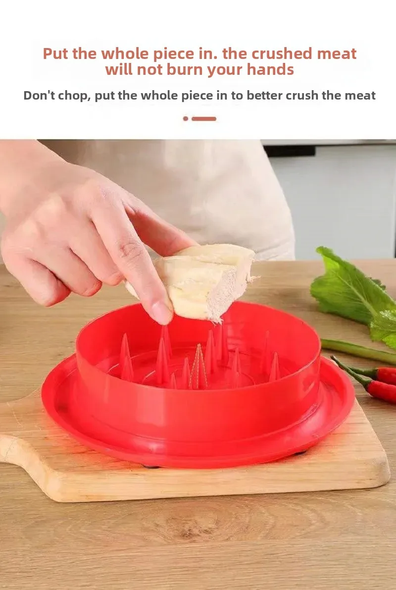 Separatore di carne di petto di pollo per uso domestico, utensile da cucina per preparare pappe per bambini, tagliare e separare la carne dal petto di pollo_voghion.com