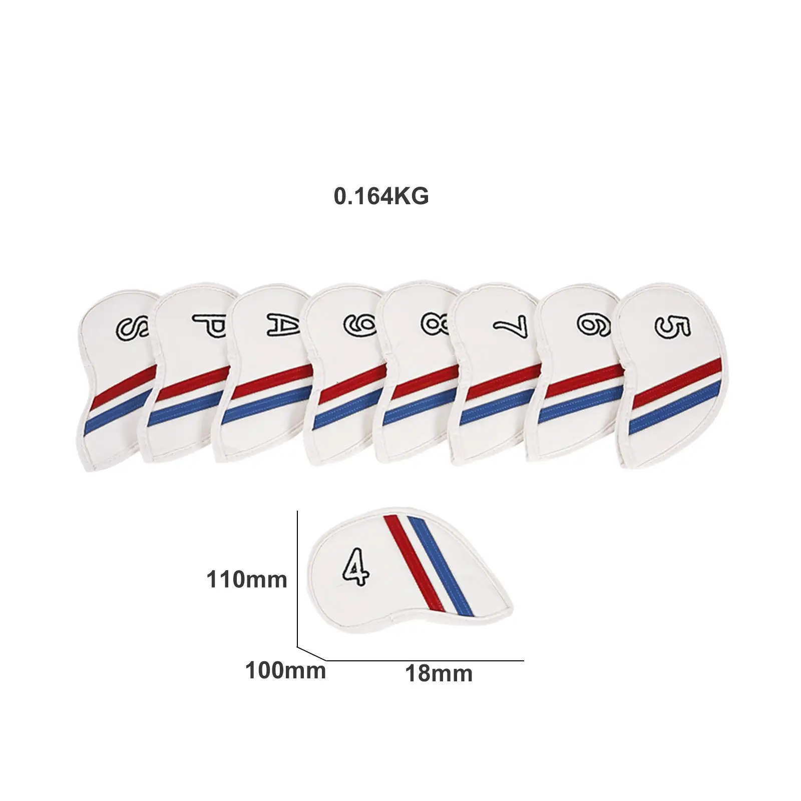 

9 шт., колпачки для гольфа, 4,5,6,7,8,9,A,P,S