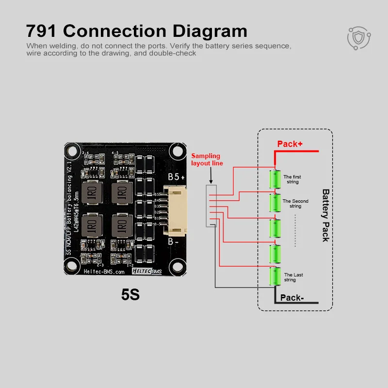 1.2A battery cell balancer inductive lipo/lifepo4 voltage balancing module 3S 4S