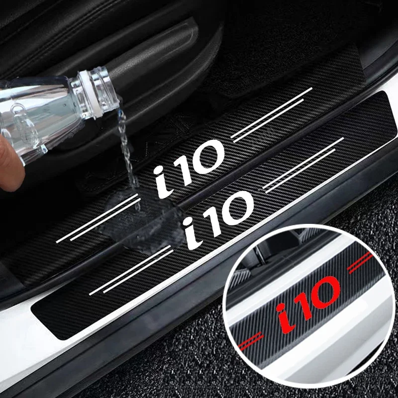 

Car Guard Decals for HYUNDAI I10 Sill Door Trunk Threshold Protector Anti Scratch Strip Sticker Kick Plate Water Proofing Film