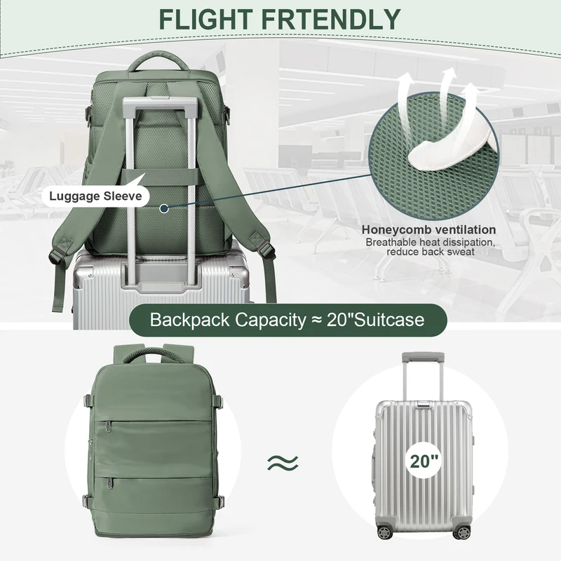 Ryanair Backpack 40x30x20 Cabin Bag Travel Women Hand Luggage Leisure Laptop...