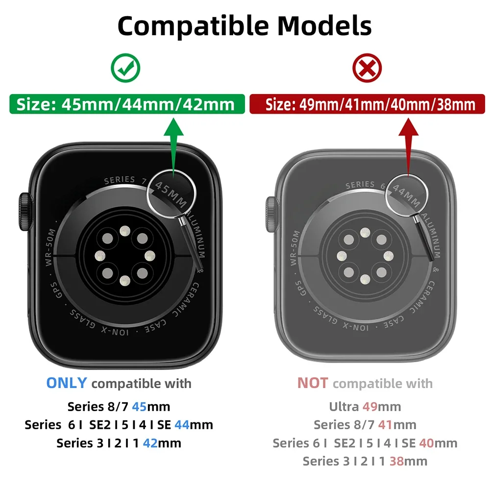    Apple Watch 8 7 SE 6 45mm 44mm 42mm   Ʈ Mod ŰƮ correa Apple watch