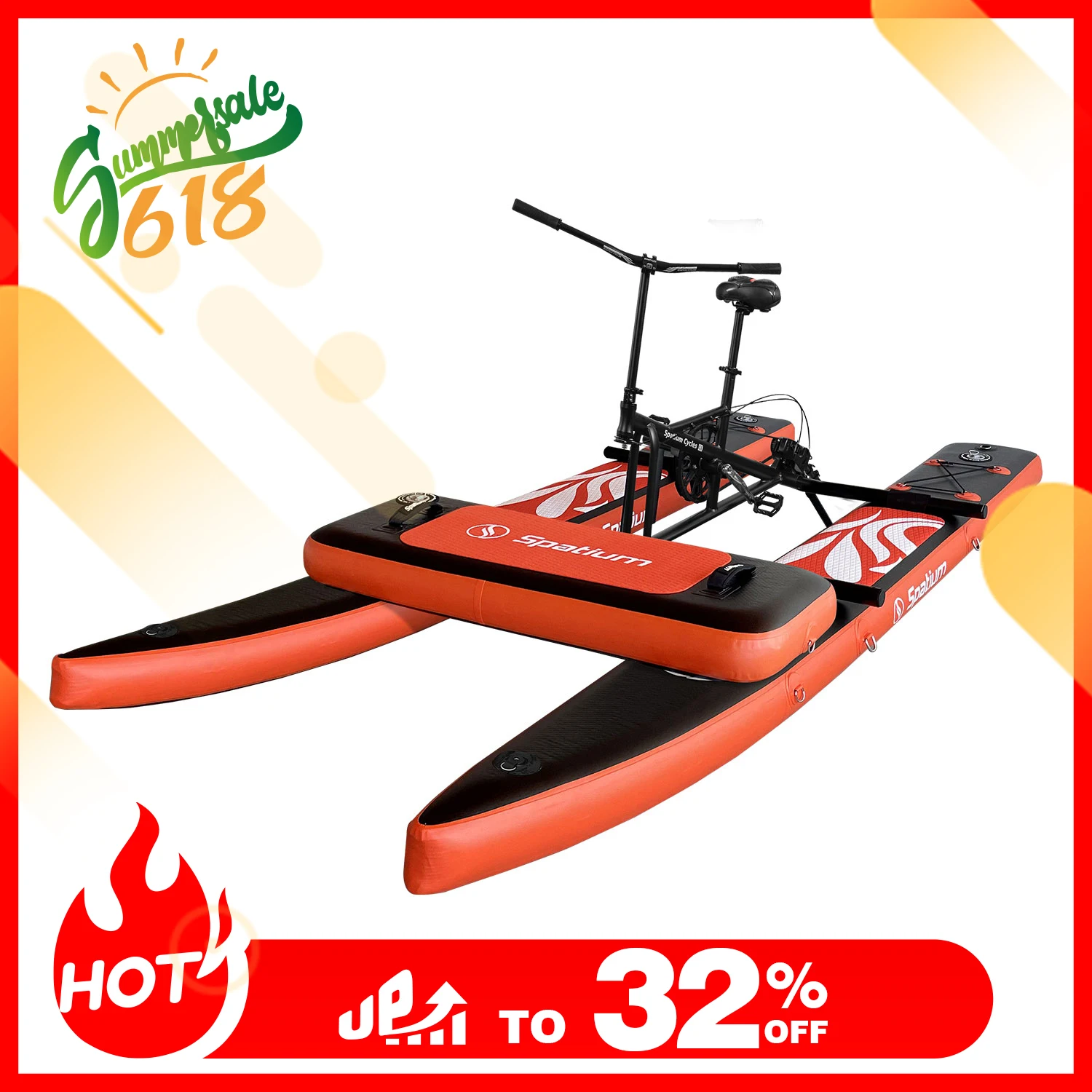 Spatium Inflatable Water Bike 1