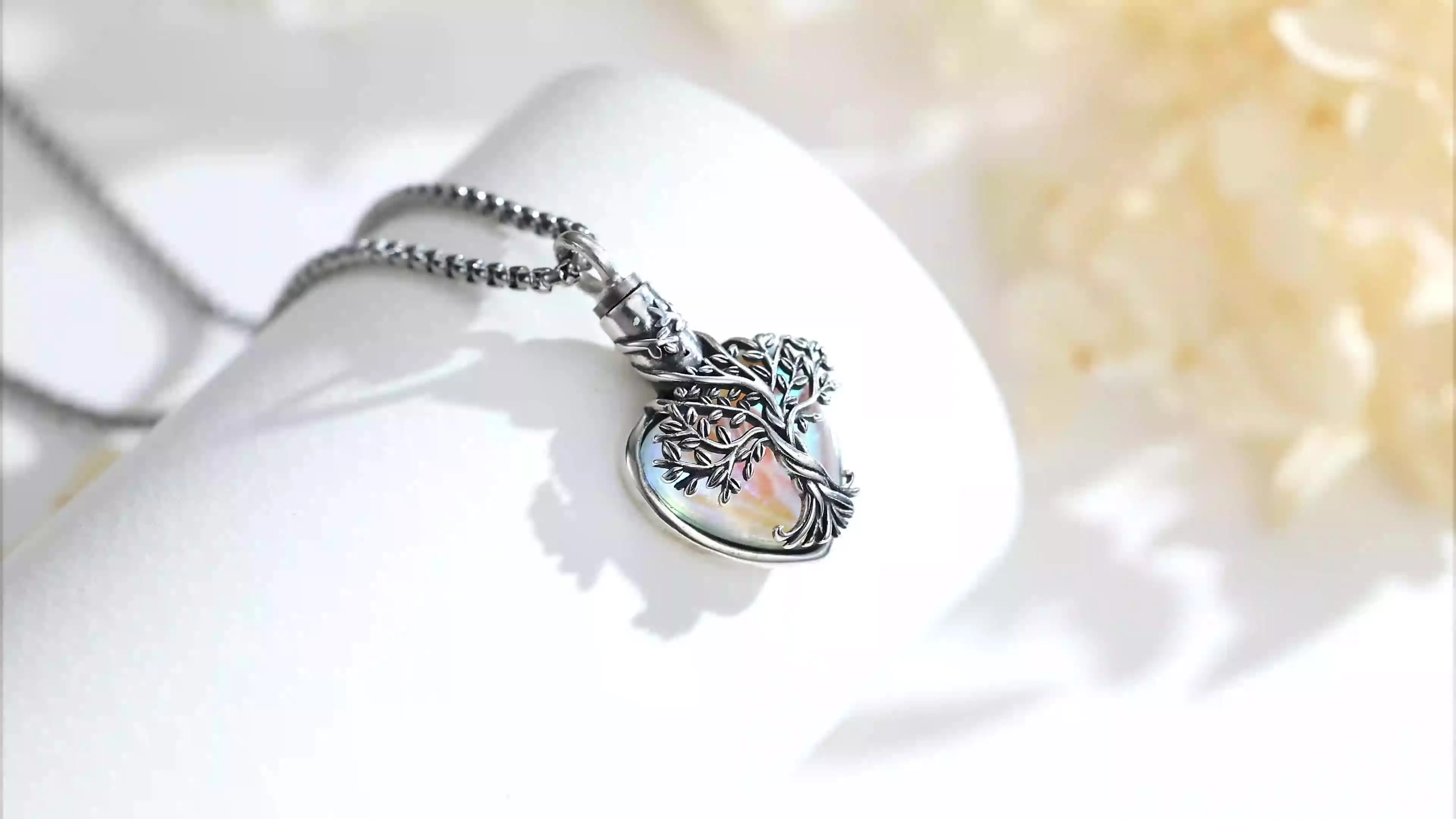 EUDORA Harmony Ball Collana per Padre e Figlia da Donna, Cuore in Argento Sterling 925 con Ciondolo per Papà con Figlia, Regalo per la Festa della Mamma da parte della Figlia Mamma