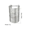 KDLUN 10cm Long Metal Wire Cuff Bracelet & Bangle For Womon Statement African Bangles Fashion Jewelry Wide Alloy Accessories 6