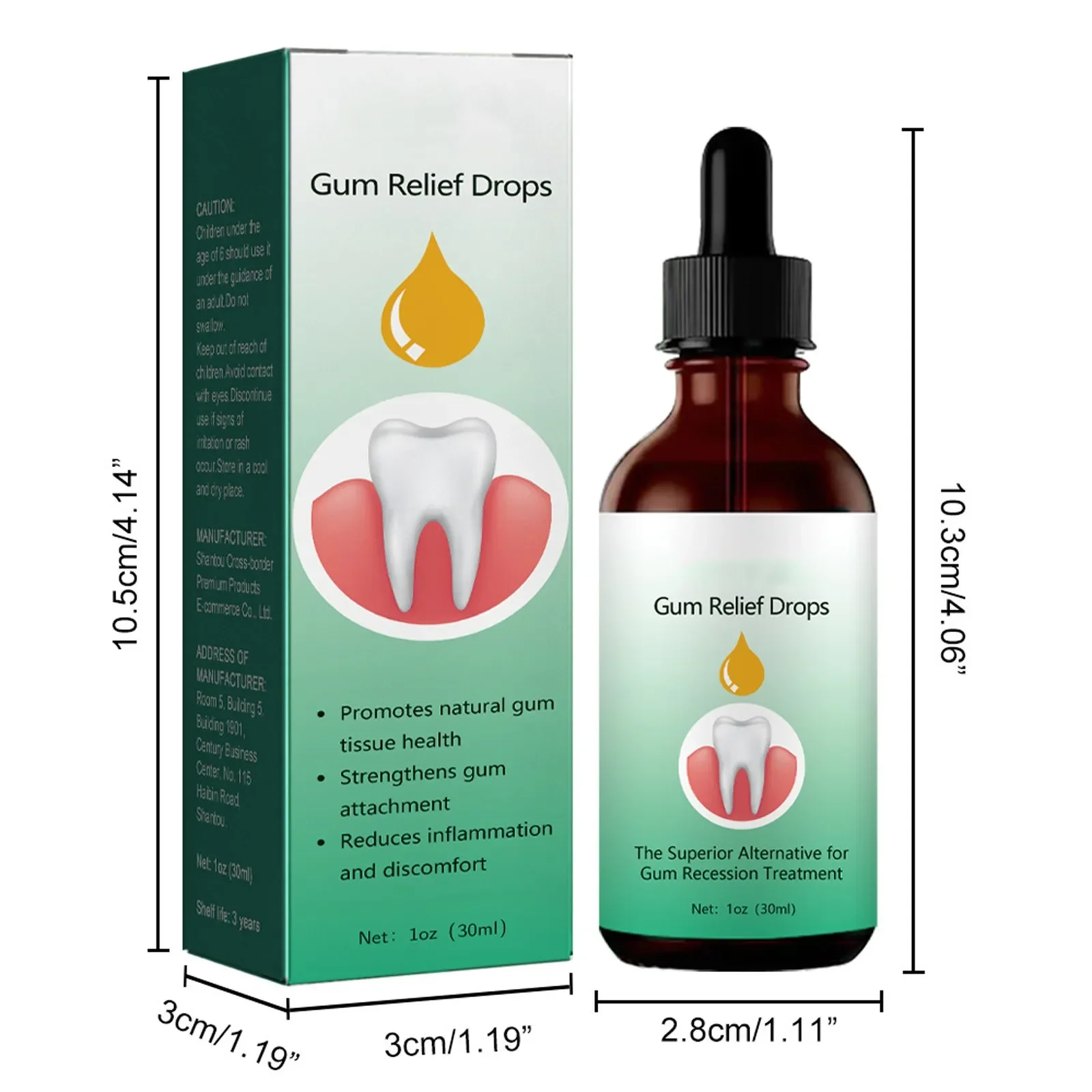 Gingival Repair Drops Quickly Repair Cavities Caries Gingival Swelling Gum Cleaning Care Oral Periodontal Hygiene Remove Stain - 6