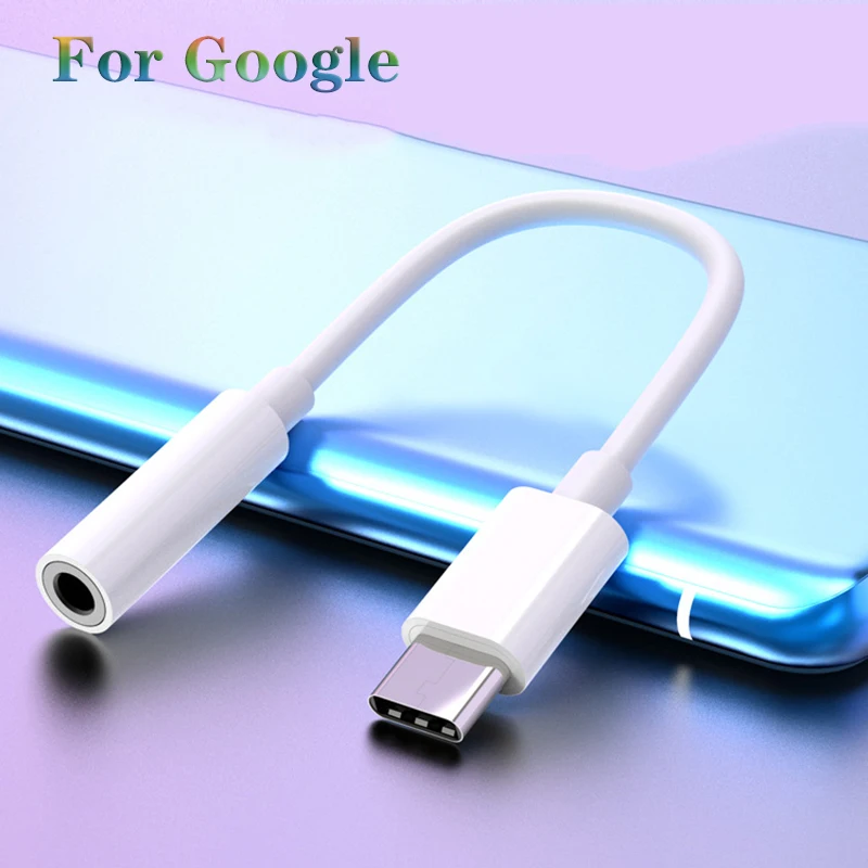 Google Pixel 7 6 5 proタイプc 3.5用のAUXジャックケーブル,3.5
