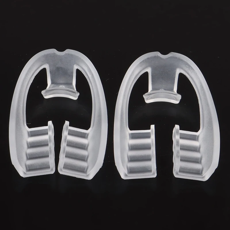 2Pcs Teeth Grinding Guard Sleep Mouthguard Splint Clenching Protector Tools