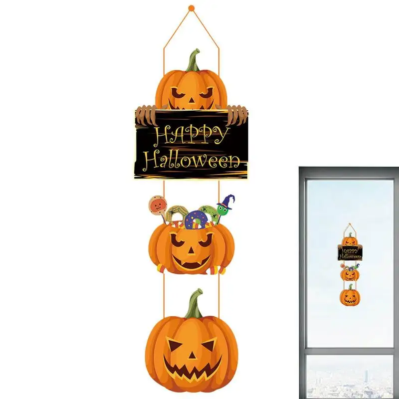 Halloween Hang Sign Halloween Decor Hanger Per Porta Riutilizzabile Halloween Wall Sign Placche Da Parete Di Halloween Per Bar Centri Commerciali