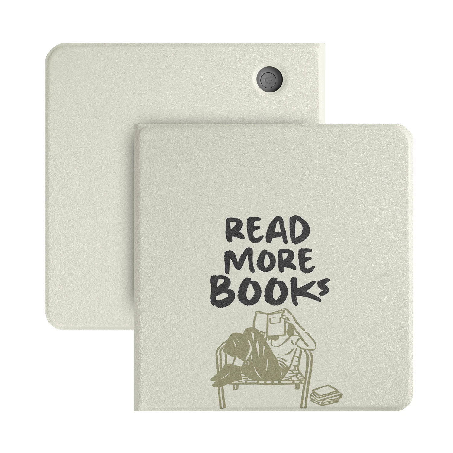 Murmole Detachable Magnetic Case with Clear Acrylic Back & Sleep Quotes