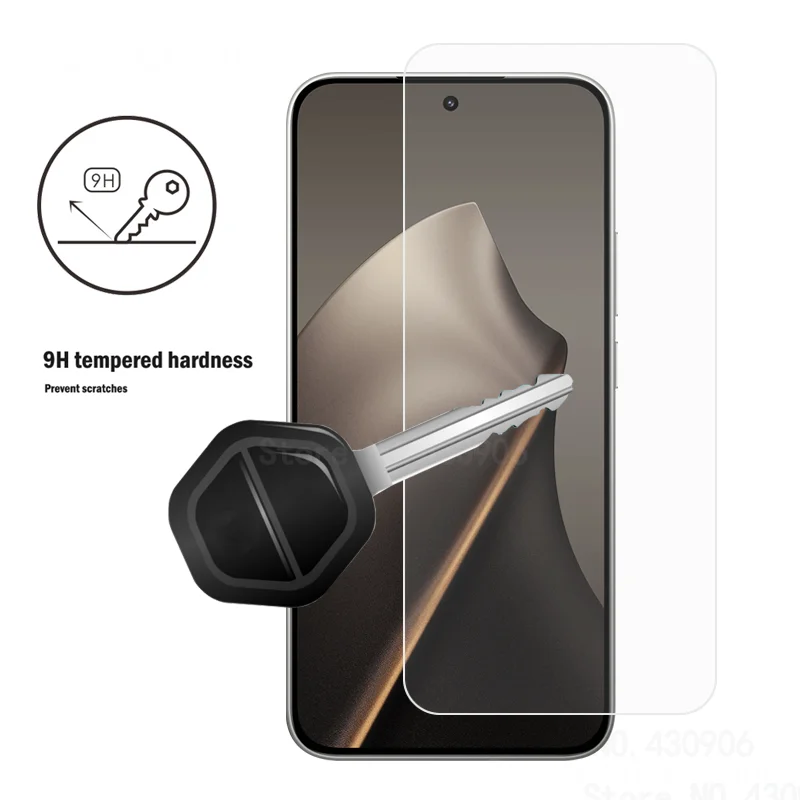 High-Quality Transparent Tempered Glass Screen Protector with Full Coverage