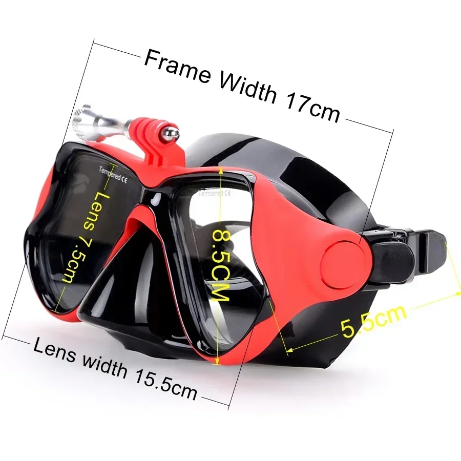 wholesale Resin Lens Diving glass Myopia    for M22 diving mask 3