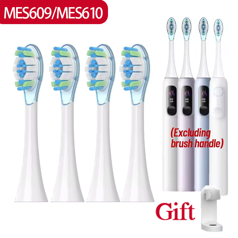 For Xiaomi Mijia Sonic Sweep Cushioned Care Tooth brush Pro Electric Toothbrush Head MES609/MES610 Sealed Package Bristle Nozzle