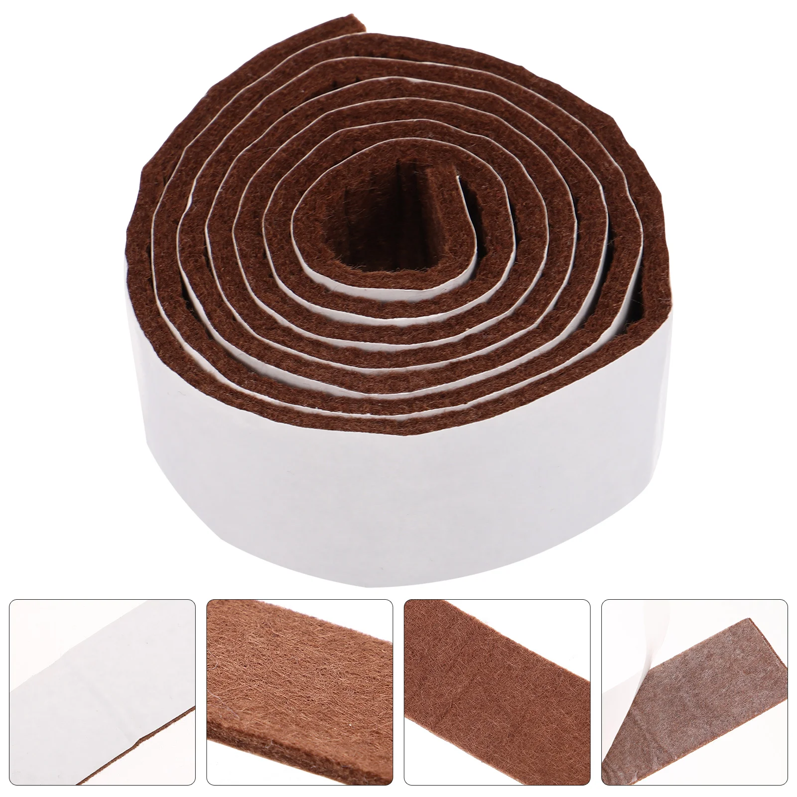 

1 Roll Cuttable Furniture Felt Strips Self Adhesive Felt Pads Anti-skid Chair Leg Floor Protectors